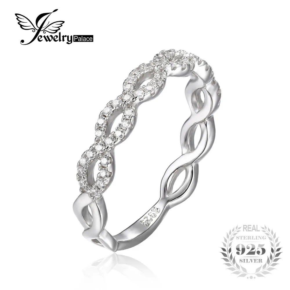 Jewelrypalace Бесконечность Love 925 стерлингового серебра обручальное кольцо для Для