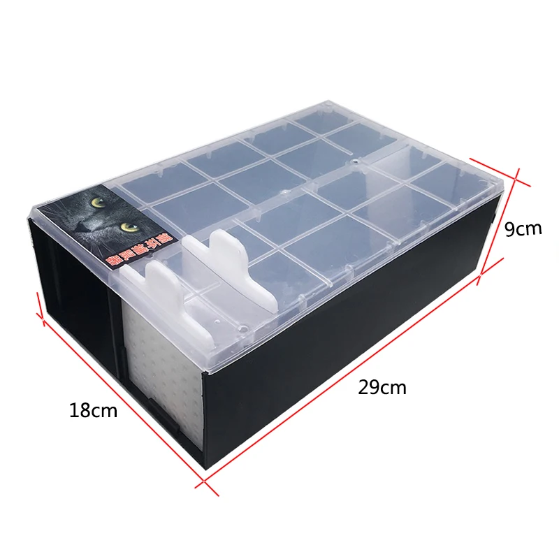 JQWORV Home Continuous mousetrap Automatic Efficient capture box Reusable Catching Mice Traps mouse cage Pest control repeller