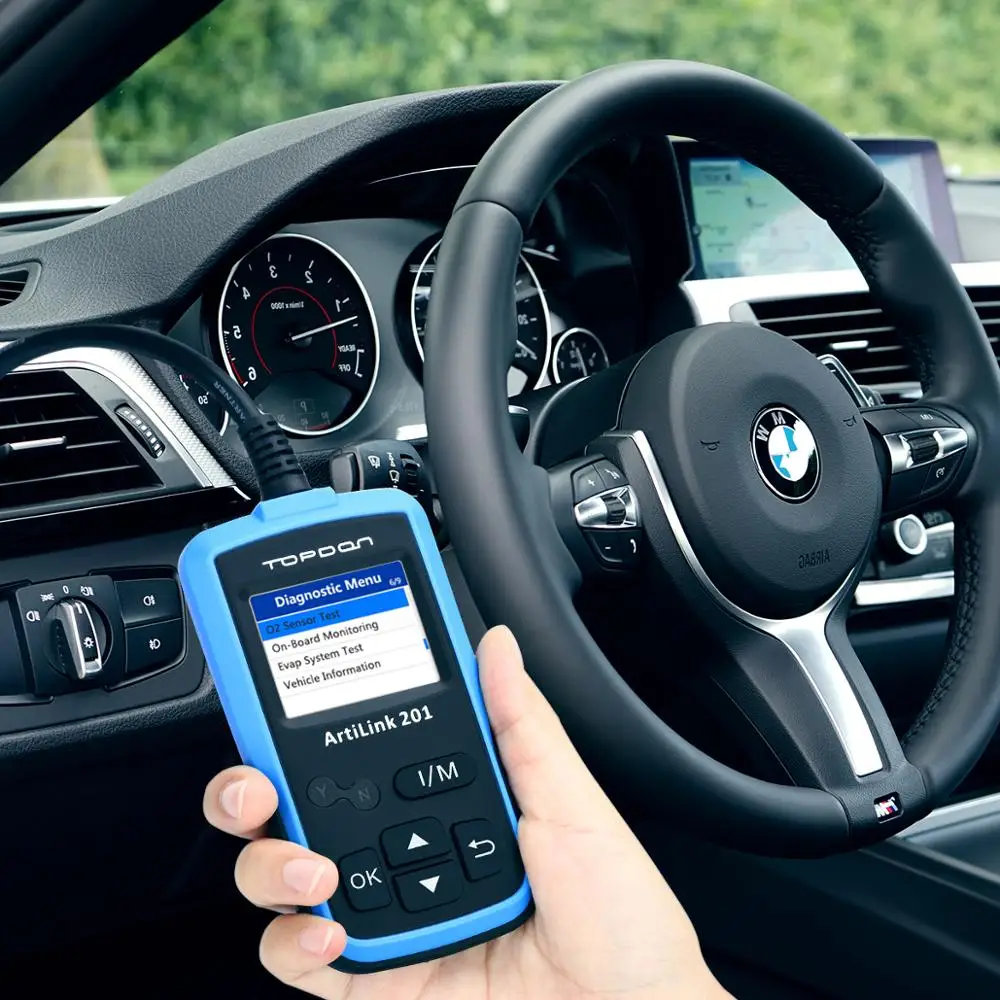 Автомобильный диагностический сканер TOPDON ArtiLink 201 OBD2 универсальный инструмент OBD