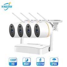 Wheezan WiFi CCTV камера, комплект системы безопасности, уличная Водонепроницаемая камера, домашний комплект видеонаблюдения, беспроводная двухсторонняя аудио ip-камера