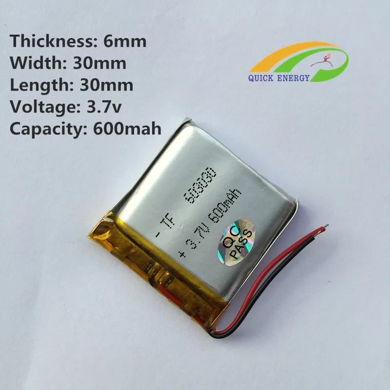 603030 602730 3.7 В thium полимерный аккумулятор GPS MP3 беспроводная гарнитура читать ручки