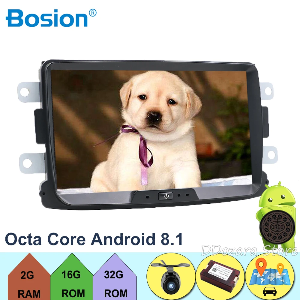 

Octa core android 8.1 car dvd for Dacia Lodgy Logan Duster Sandero with 1 din radio gps video wifi navigation multimedia player