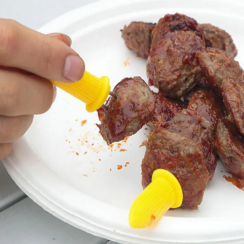 

One Pack Portable Outdoor Picnic BBQ Fork Flat Corn Fork Corn Needle Barbecue Tool Accessories