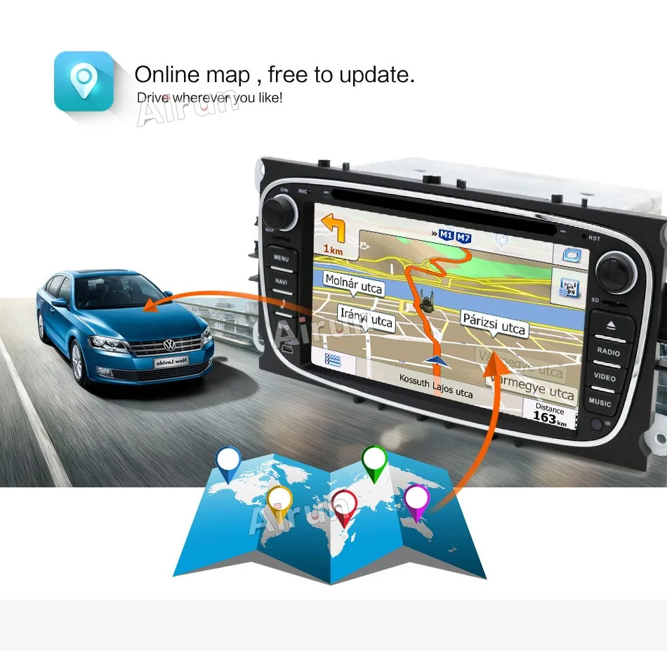 Clearance 2 din car radio gps Android 7.1 Car DVD for Ford Focus 2 Mondeo C-max S max Galaxy with Wifi 3G BT Audio Radio Stereo Head Unit 14 Clearance 2 din car radio gps Android 7.1 Car DVD for Ford Focus 2 Mondeo C-max S max Galaxy with Wifi 3G BT Audio Radio Stereo Head Unit 14