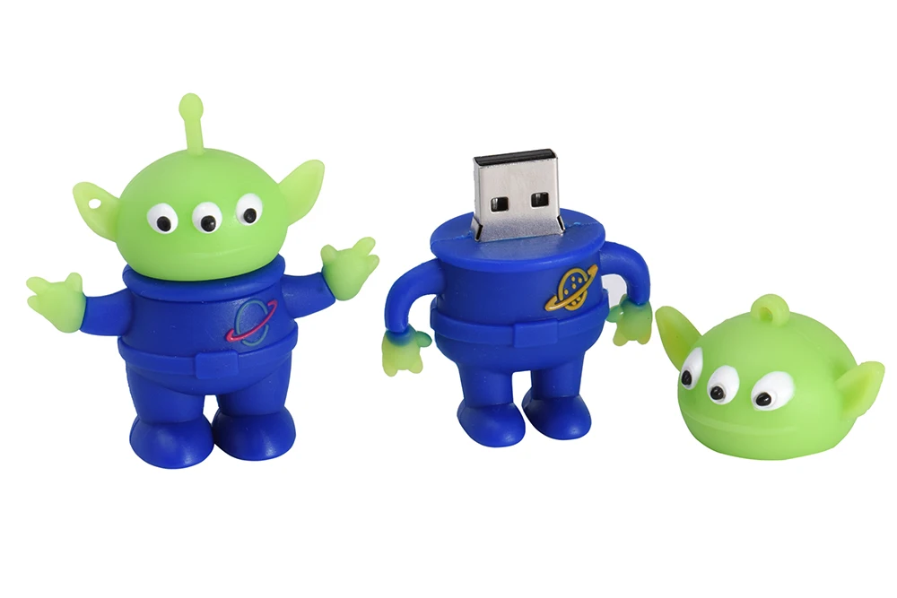 SHANDIAN USB флэш-накопитель История игрушек мультфильма Базз Лайтер Флешка 64 ГБ 32 ГБ 16 ГБ 8 ГБ 4 ГБ карта памяти Флешка мини-подарки