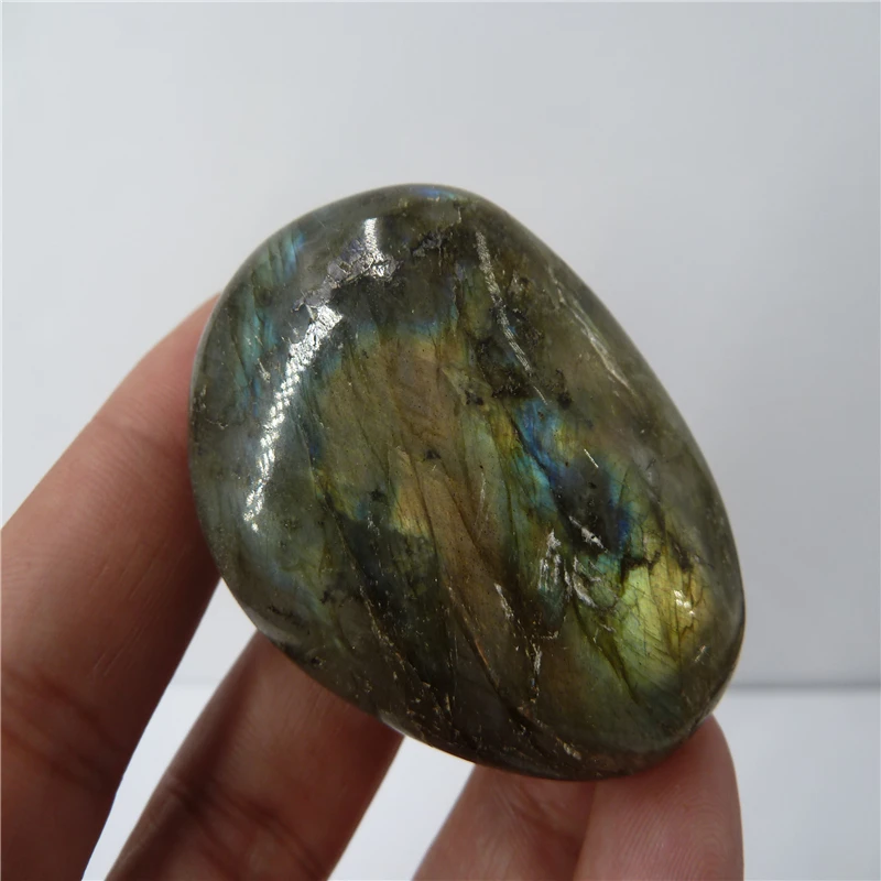 

NATURAL Labradorite Crystal Gem Stone polishing Original Healing T856