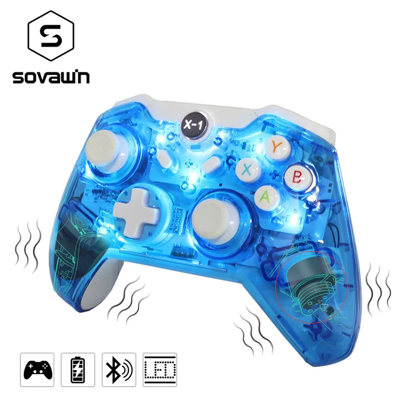Sovawin геймпад беспроводной Bluetooth игровой контроллер для ПК вибрации пульт
