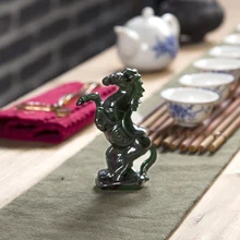 Китайский креативный керамический чай животное лошадь на удачу чайный набор кунг-фу Ru печь чайный лоток орнаменты украшения для дома K011-2