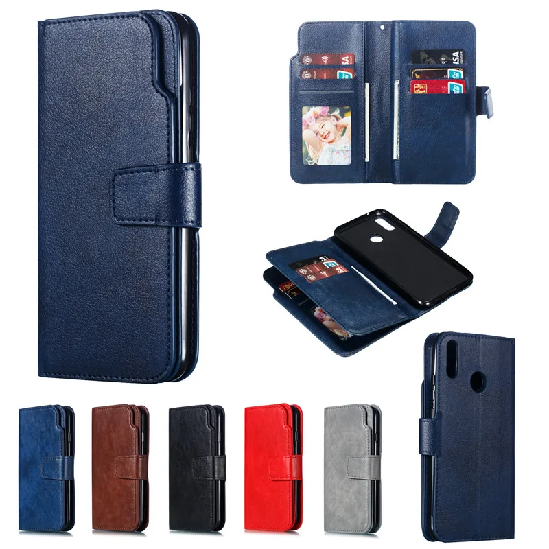 Leather case Huawei Y9 Y7 Y6 P Smart 2019 Case Cover Wallet Magnet Flip Phone case Huawei Y6 Pro 2019 Y7 Prime 2019 Case Cover46