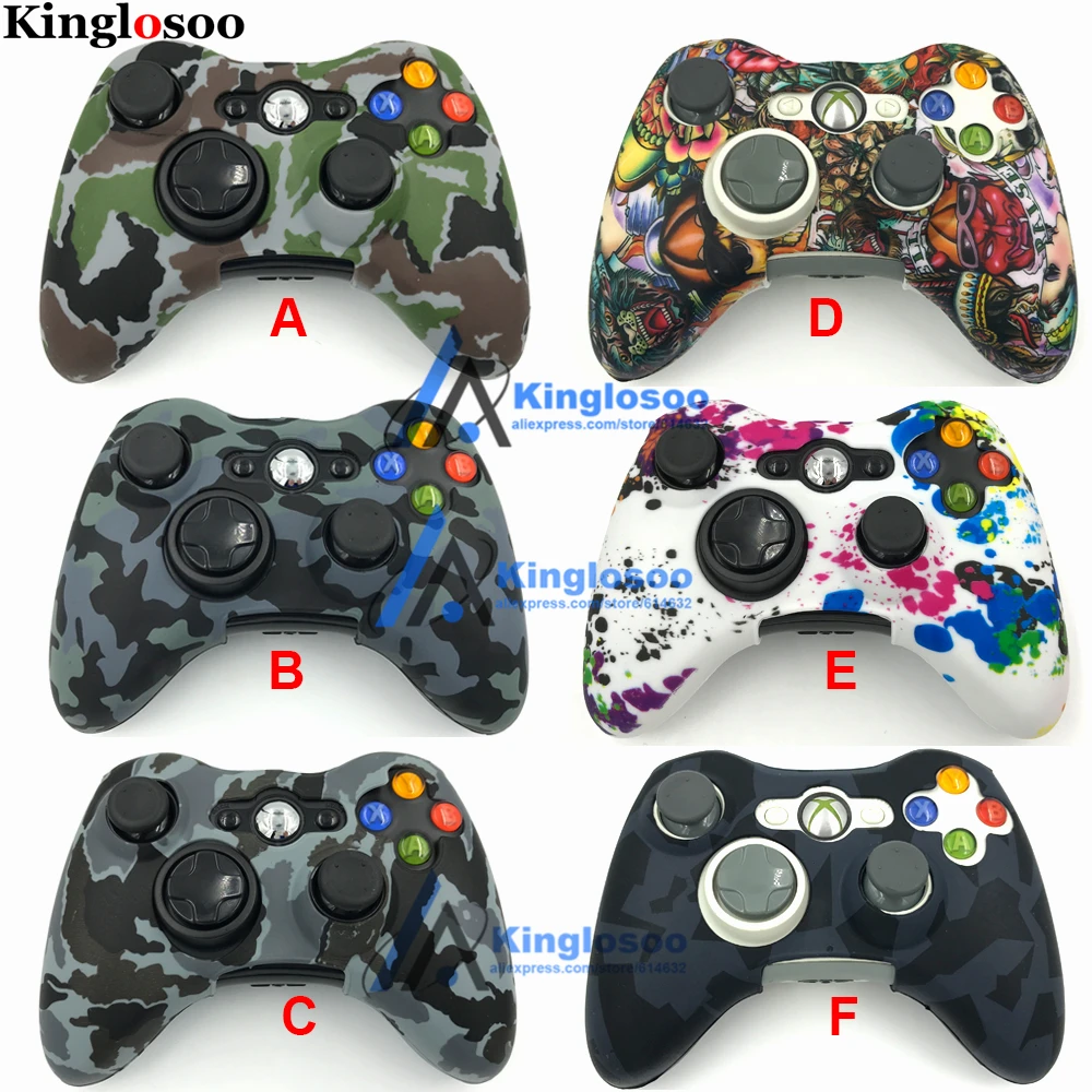 

Special Soft Silicone Protective Skin Gel Rubber Cover Case for Microsoft Xbox 360 Controller Gamepad
