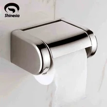 Современный стиль держатель для туалетной бумаги для ванной комнаты из нержавеющей стали держатель для салфеток хромированная полированная Водонепроницаемая коробка настенная