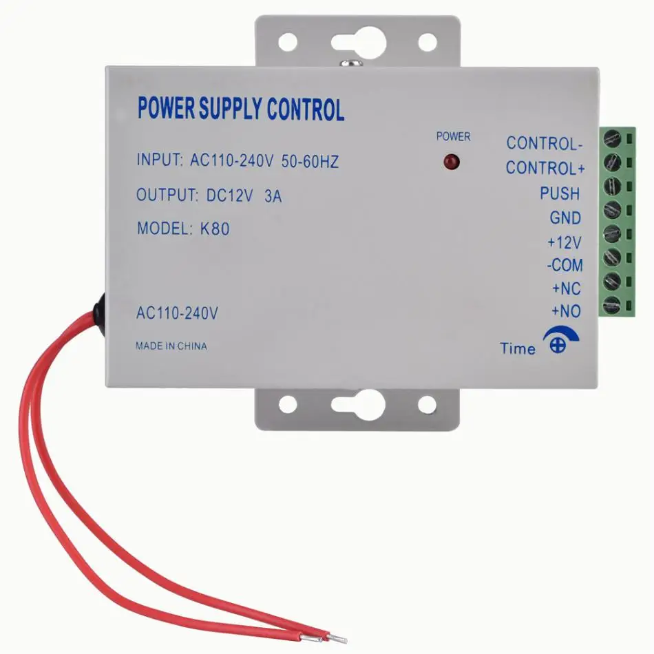 Входной AC110V 240V Выход DC 12V 3A 30W блок питания контроллер для система контроля