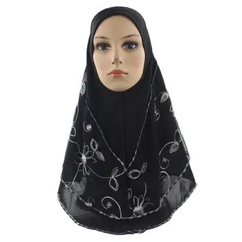 

Hat Muslim Women's Hijabs Muslim Women Hijab Instant Convenient Shawl Head Wear Scarf Turban femme Headband c0412