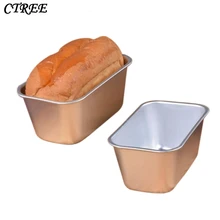 CTREE 14,7 см* 8,9 см* 6,5 см Прямоугольный DIY инструмент для выпечки 6 дюймов тост французский хлеб антипригарная алюминиевая форма для выпечки торт кухня C262