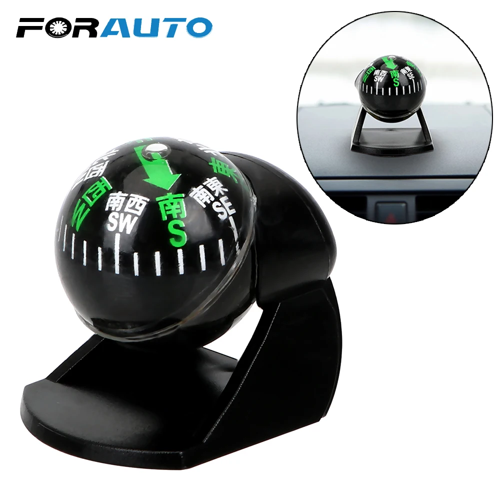 

Car Dashboard Compass Direction Pointing Self-driving Tour Guide Ball for Outdoor Cycling Hiking Ornament Navigation Convenience
