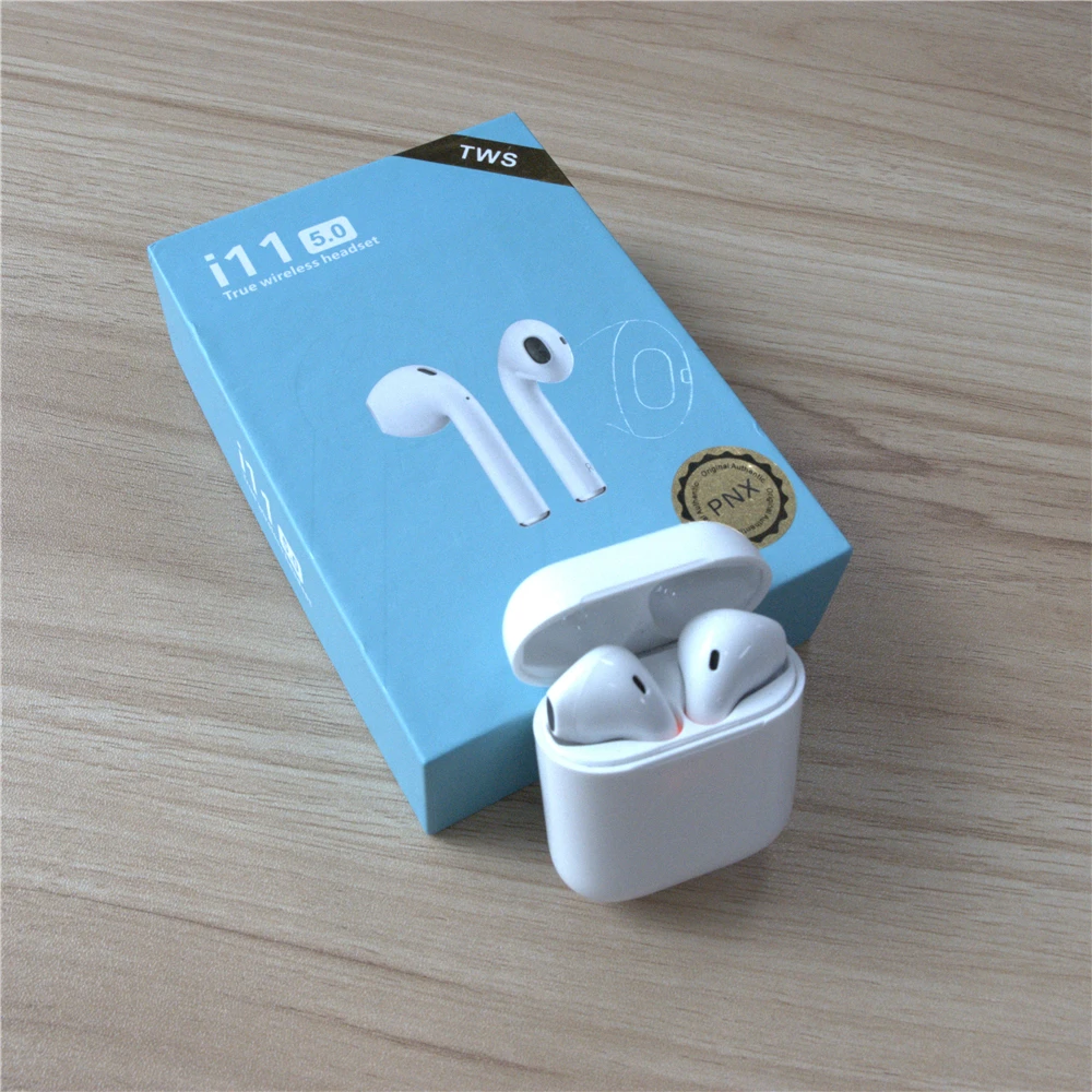 Обновленный i11 наушники вкладыши TWS True Беспроводной 5 0 Bluetooth гарнитура сенсорный
