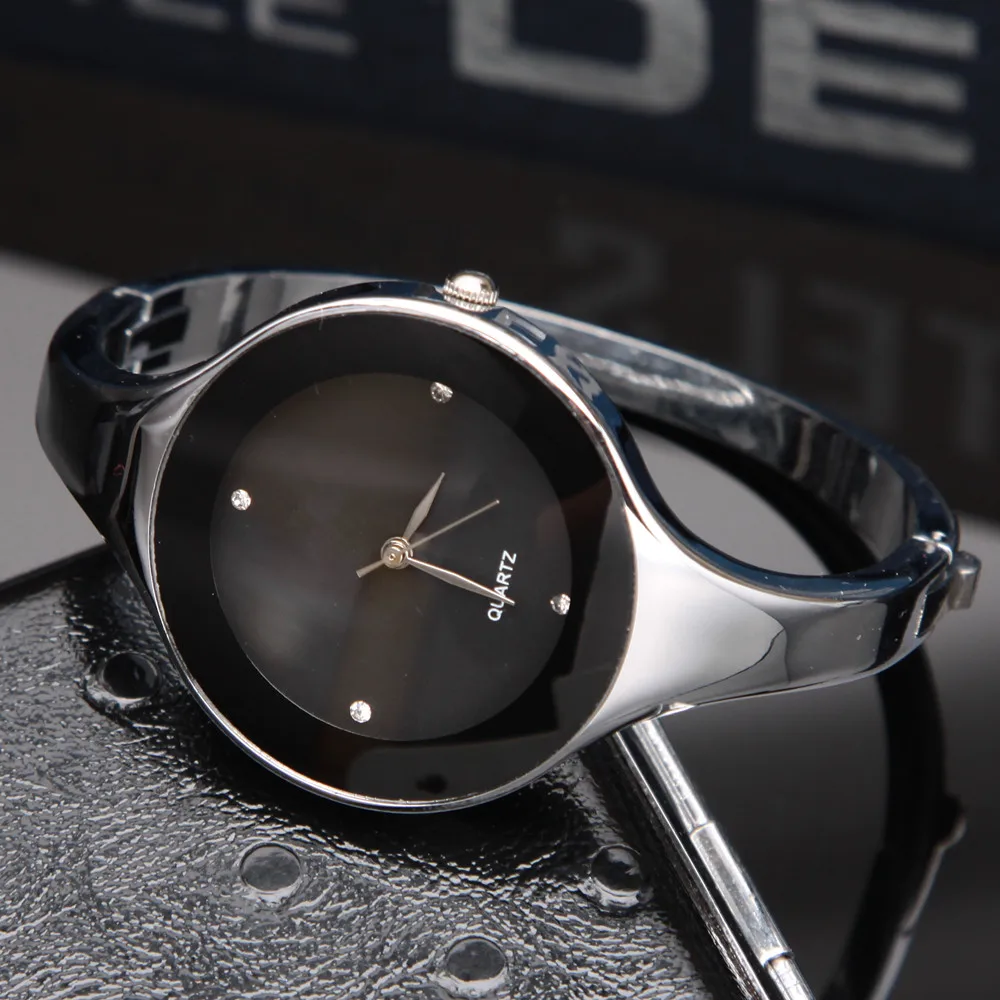 2017 Fashion Women Watch Brand Kimio Stainless Steel Bangle Watch Quartz Simple Casual font b Reloje