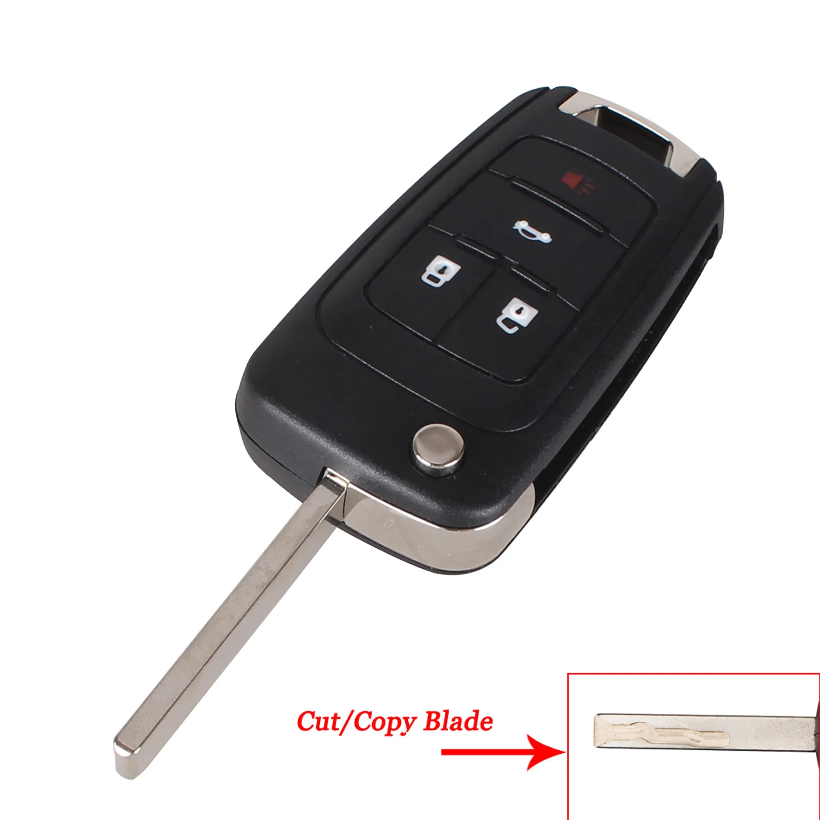 KEYYOU раскладной дистанционный чехол для ключа автомобиля Chevrolet Cruze Epica Lova Camaro Impala
