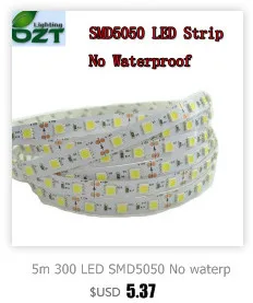 SMD 5050 AC220V LED Strip Flexible Light 60leds/m Waterproof Led Tape LED Light With Power Plug 1M/2M/3M/5M/6M/8M/9M/10M/15M/20M