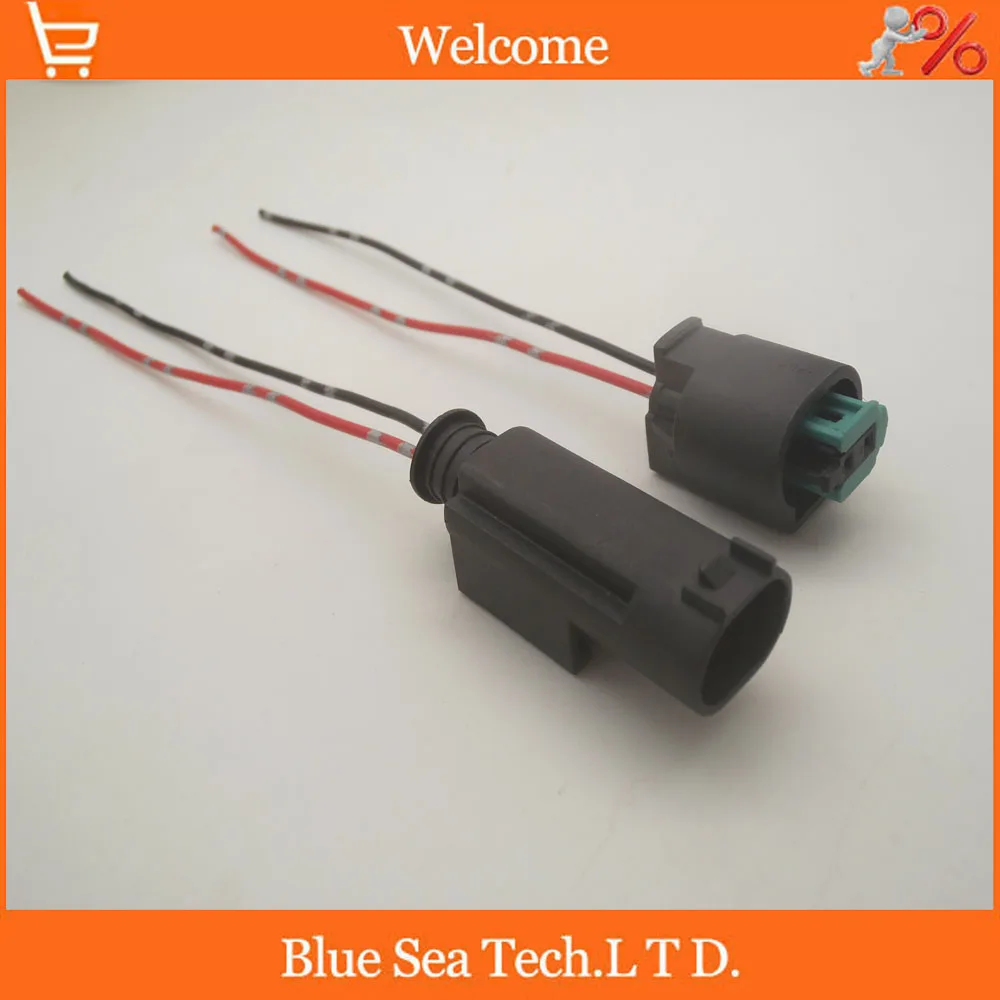 

Sample AMP/TE 1-967644-1 2Pin 1.0mm auto reversing radar plug,water temp sensor plug with cable connector for BMW etc.