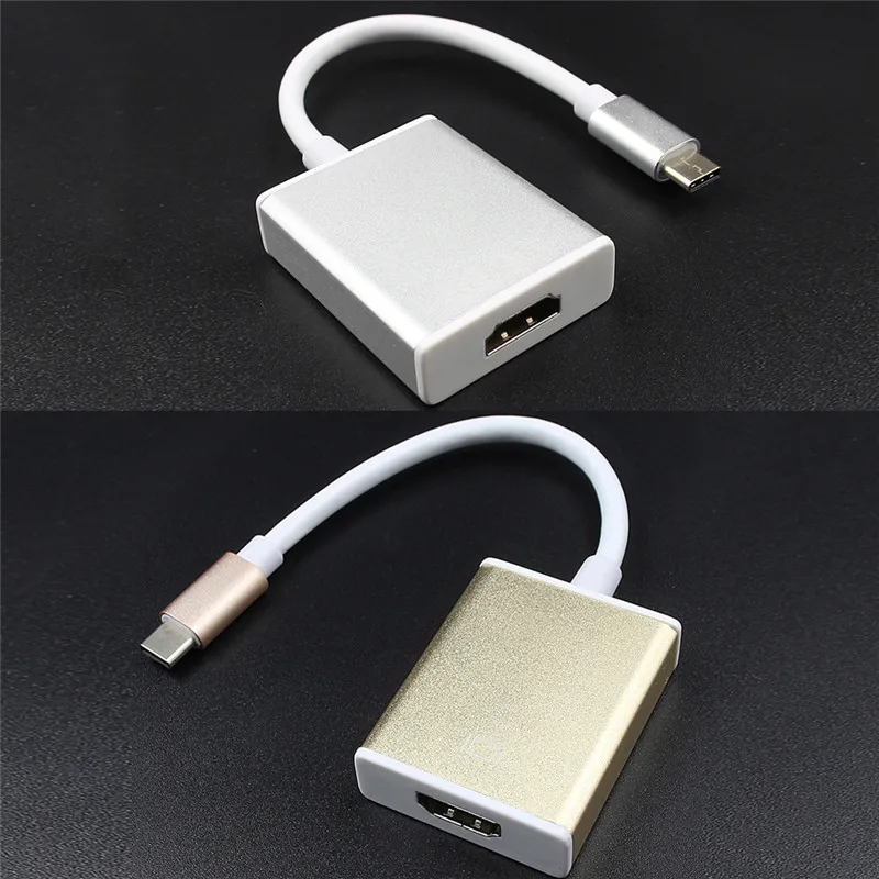 1080 P 3D 4 К USB C Тип 3 1 мужчина к HDMI Женский адаптер конвертер кабель Поддержка для