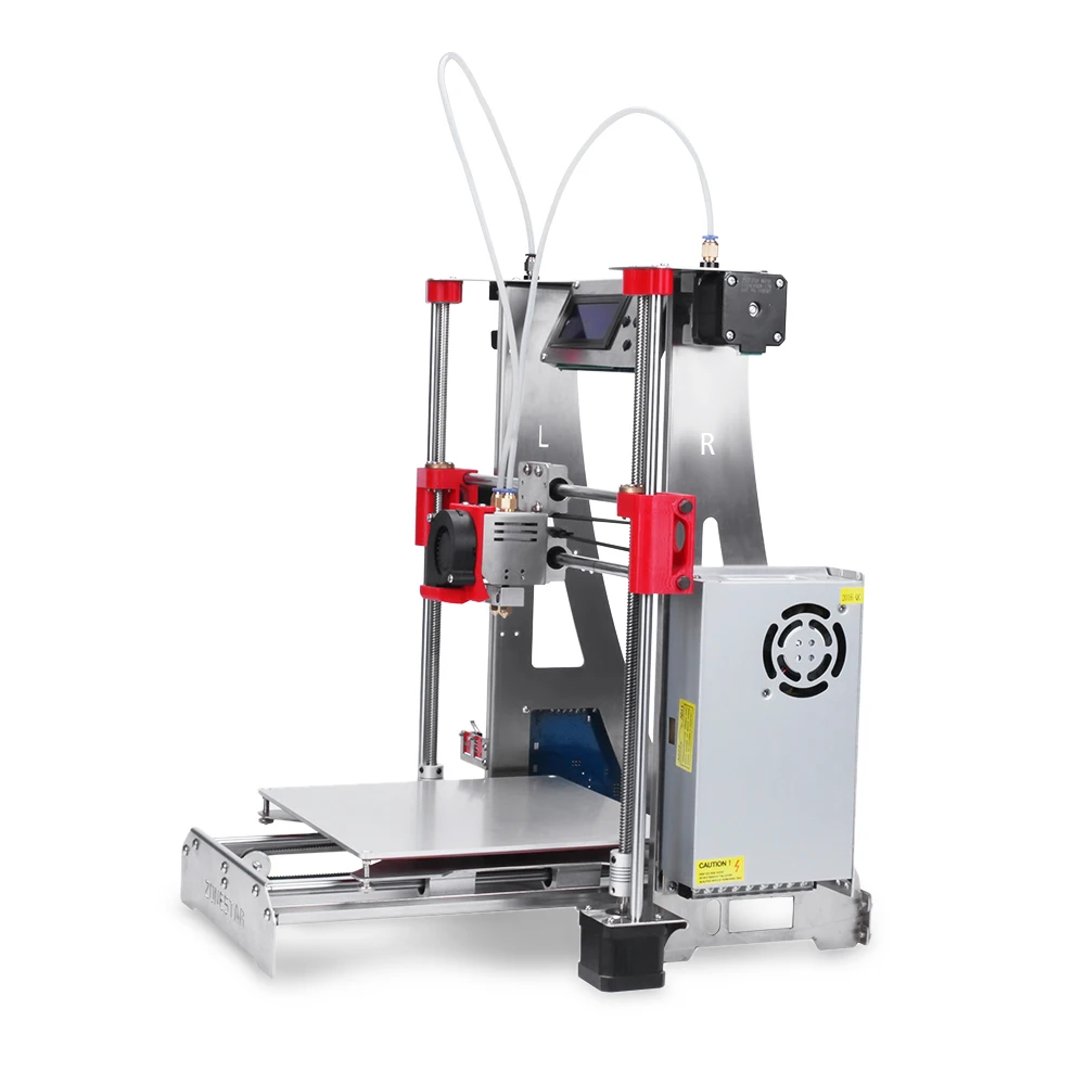 Zonestar P802QR2 Полный акриловый 3d принтеры DIY Kit с двойной экструдеры автоматическое
