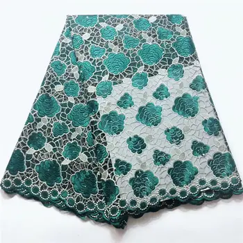 

African lace fabric embroidery nigerian lace fabric High quality swiss voile lace TL1057