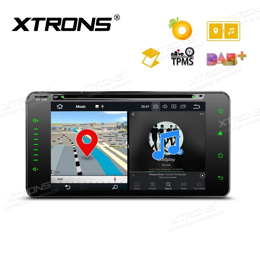 Clearance 6.95" Android 8.0 Car DVD Multimedia Navigation GPS Radio for Toyota RAV4 2001-2008 & Corolla 2000-2006 & Sequoia 2003-2007 2