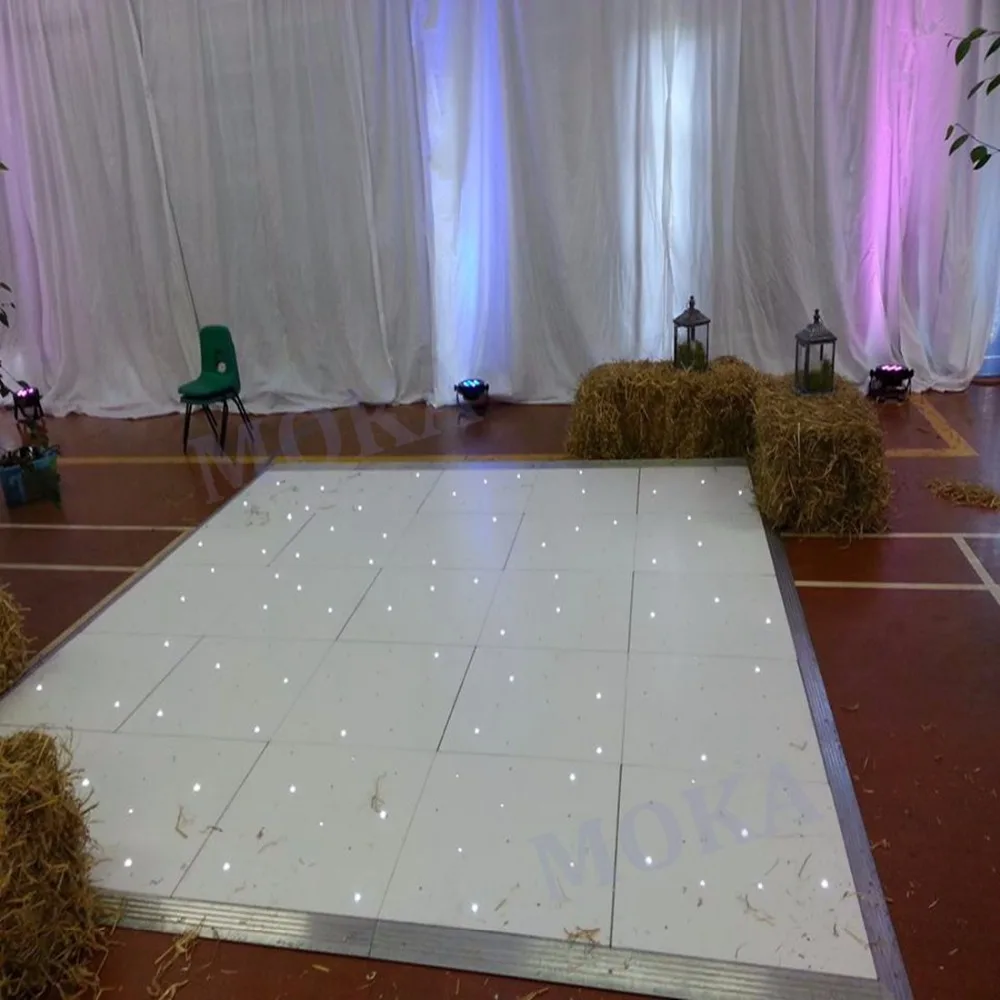 16 футов на 16 футов светодиодные полы для танцев Портативный Белый светодиодный танцевальный пол свадебный пол для концертного мероприятия свадьбы