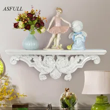 ASFULL креативные объемные полки из смолы в европейском стиле, настенные полки для гостиной