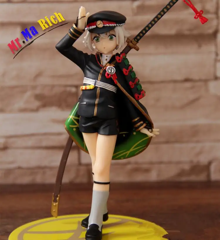 18cm 1/8 Hotarumaru Touken Ranbu Online Anime Action Figure Pvc Collection Toys For Christmas Gift With Retail Box Free Shipping | Игрушки и