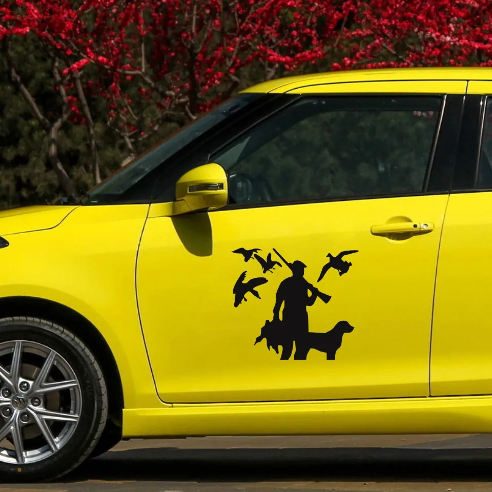 Funny MAN HUNTING Car Stickiers and Decals Car Body Window Decorations stickers Fashion Car Styling Creative Stickers 2018CM (5)