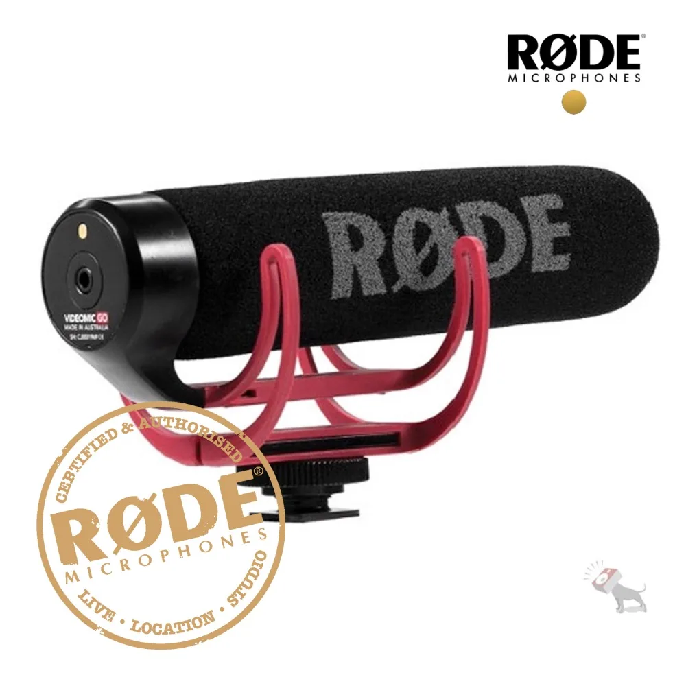 Rode VideoMic GO On Camera Shotgun Microphone for Canon Nikon Sony DSLR