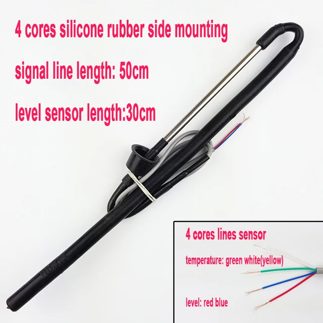 Best Price solar energy water heater temperature water level sensor 30cm 4 cores silicone rubber side mounting tank tube probe CGQ-12