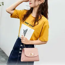 Новая женская квадратная сумка, модные сумки с цепочкой, одноцветная сумка на плечо, маленькие сумки через плечо, простые женские сумки-мессенджеры