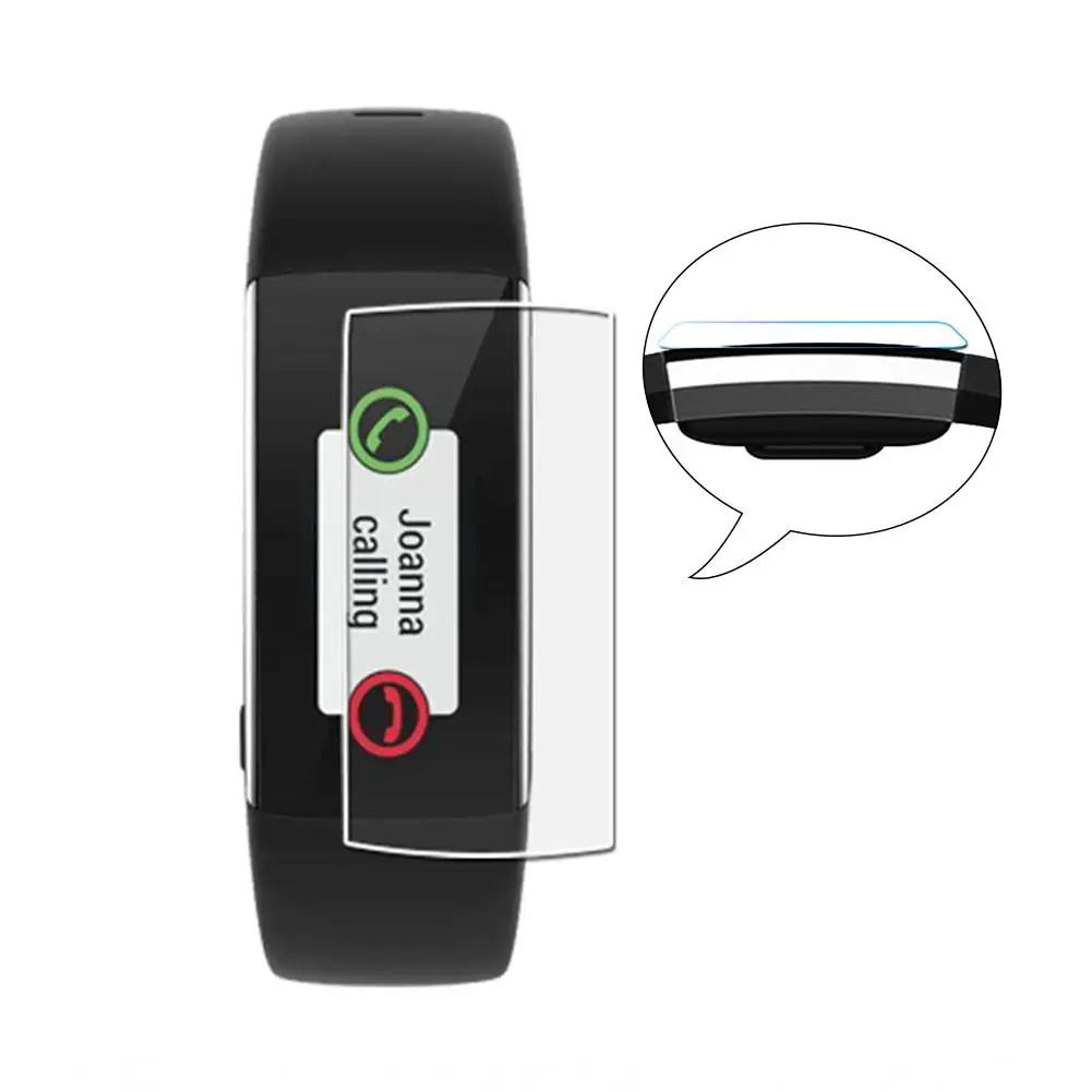

2Pcs Ultra Clear Full Screen Protective Film Anti-shock Soft Film Protector Guard Cover Shield for Polar A360 A370 Smart Watch