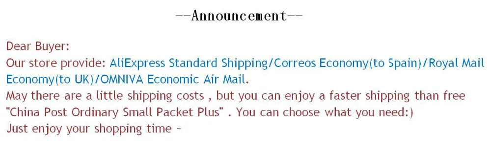 announcement