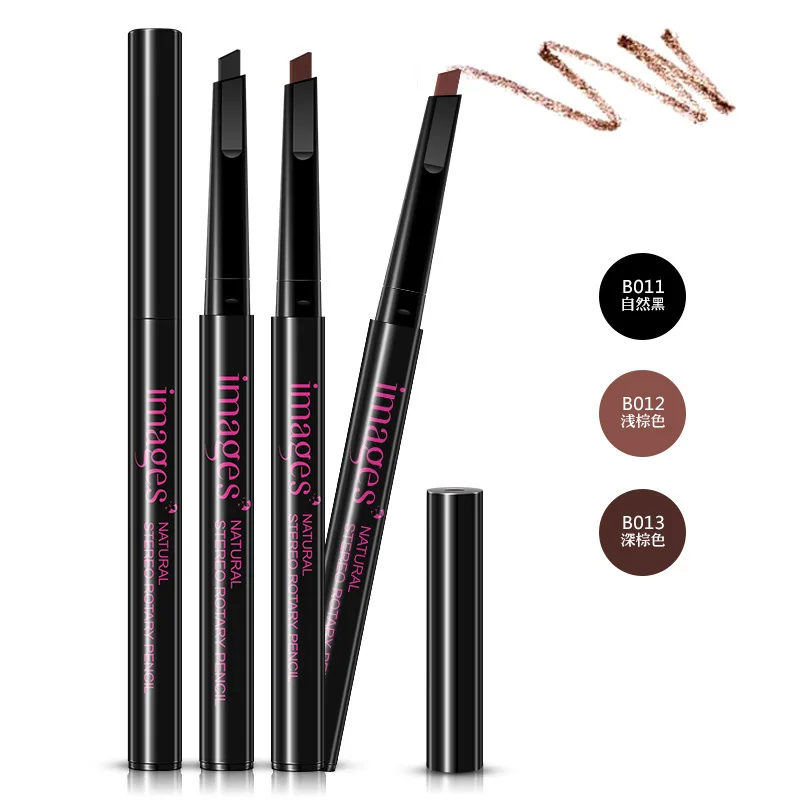 

Silky delicate eyebrow pencil easy to apply makeup water-resistant long-lasting makeup makeup pen natural rotating eyebrow penci