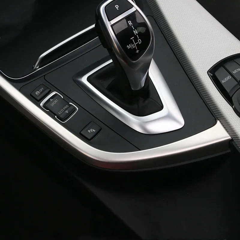 

Stainless Steel Console Gearshift Panel Decorative Strip For BMW 4/3 series GT F30 F34 F32 LHD Interior Accessories Car Styling