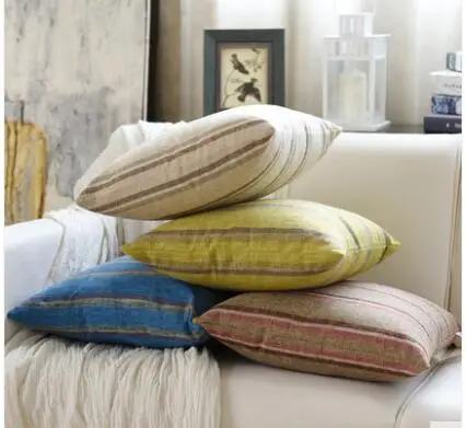 مخطط المخدة مكتب السرير السرير غرفة المعيشة المنزل مربع أريكة عناق المخدة