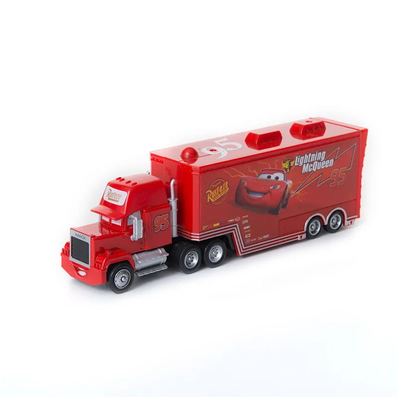 Disney Pixar Cars 2 3 Toys Chick Hicks Truck Lightning McQueen Jackson Storm Mack Uncle 1:55 Diecast Model Car Toy Kids Gift