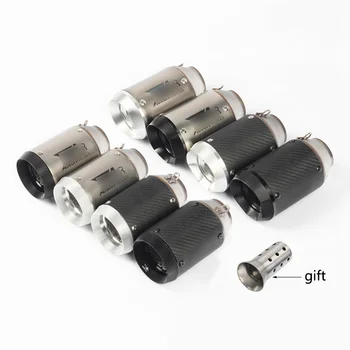 

51mm Motorcycle Shorty Escape Exhaust Muffler Pipe Silencer Exhaust Tube For Z1000 Z750 Z800 for NINJA250 tmax530 KTM