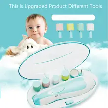 Безопасность Электрический Уход за детскими ногтями триммер для собак свет младенческой ногтей безопасный уход новорожденный Маникюр машинка для стрижки ногтей