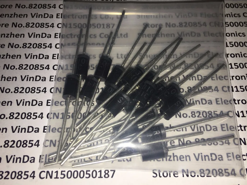 

10pcs/lot SR3100 SR310 SB3100 3A/100V DO-27