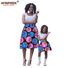 Платье в африканском стиле для женщин; детская юбка; Модная одежда для пар; Хлопковое платье с принтом; детское летнее платье; большие размеры; ea72f01