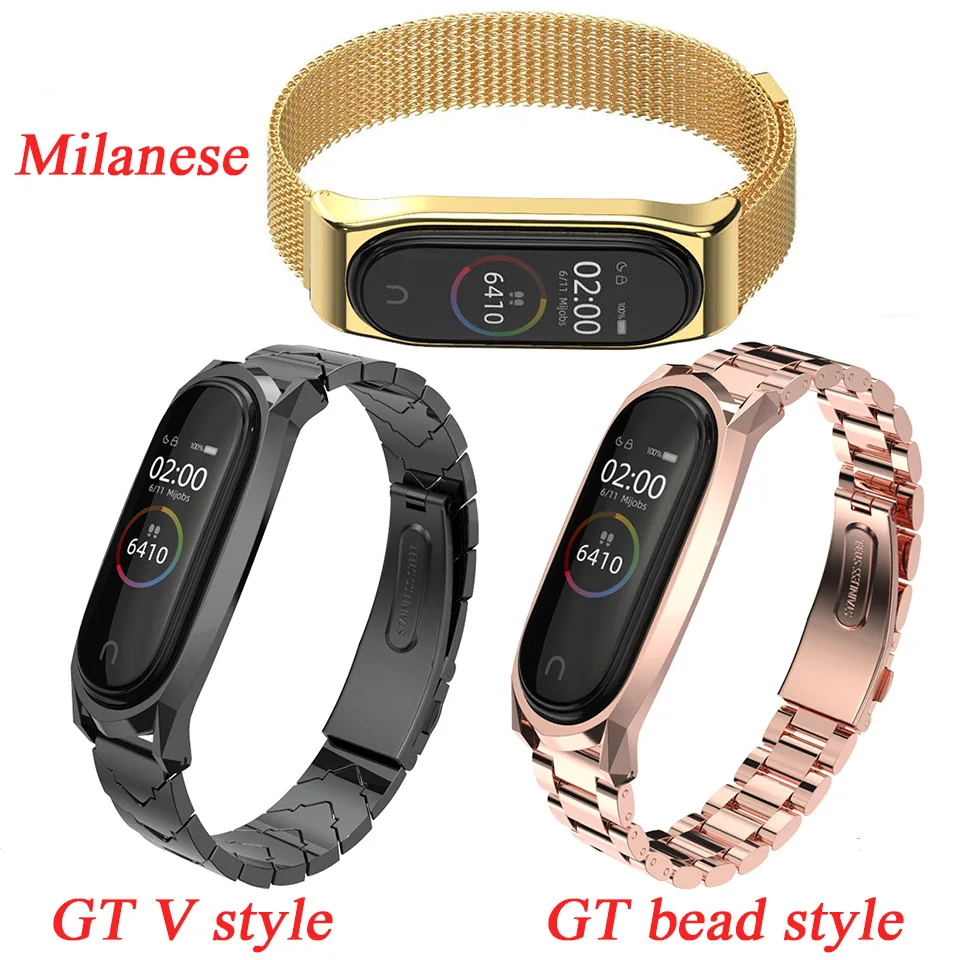 Браслет mi jobs для Xiaomi mi Band 4 ремешок mi band 4 correa металлический браслет из нержавеющей стали mi Band 3 ремешок в смарт-браслете mi band 4
