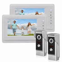 DIYSECUR 7 inch TFT Color LCD Display Video Door Phone Video Intercom Doorbell 700TVLine HD IR Night Vision Camera 2V2