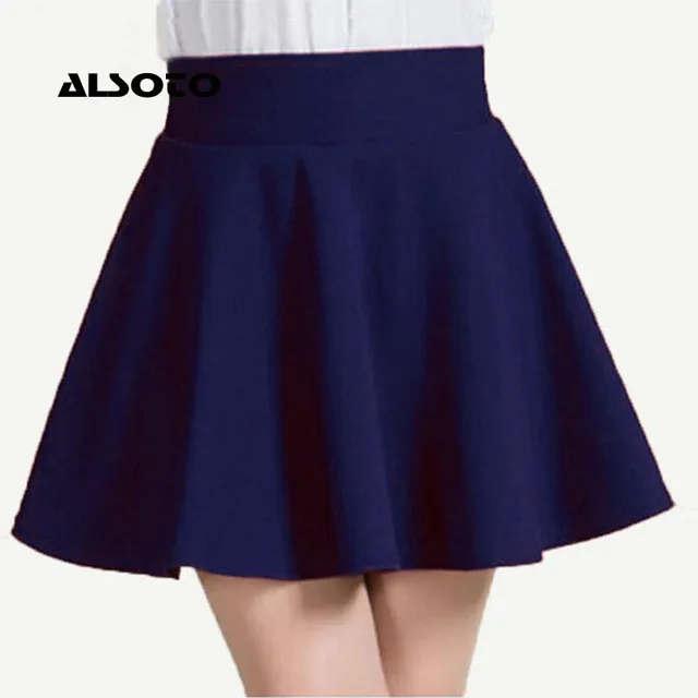 ALSOTO 2024 Winter and Summer Style Brand Women Skirt Elastic Faldas Ladies Midi Skirt Sexy Girl Mini Short Skirts Saia Feminina 5