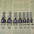 7 stücke Leder Werkzeuge Behandlungen Handwerk DIY winkel V punch filet 0031810-in Stempel aus Heim und Garten bei