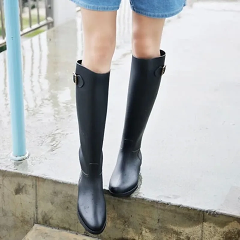 girls rubber riding boots